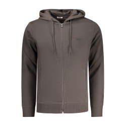 RIFLE FELPA CON ZIP UOMO GRIGIO