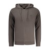 RIFLE FELPA CON ZIP UOMO GRIGIO