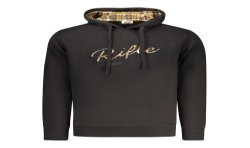 RIFLE FELPA SENZA ZIP UOMO NERO