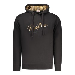 RIFLE FELPA SENZA ZIP UOMO NERO