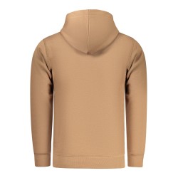 RIFLE FELPA CON ZIP UOMO MARRONE