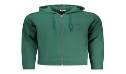 RIFLE FELPA CON ZIP UOMO VERDE
