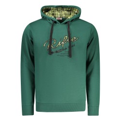 RIFLE FELPA SENZA ZIP UOMO VERDE