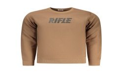 RIFLE FELPA SENZA ZIP UOMO MARRONE