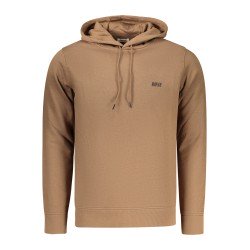 RIFLE FELPA SENZA ZIP UOMO MARRONE