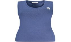 LAURA BIAGIOTTI CANOTTA ESTERNABILE DONNA BLU