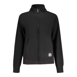 LAURA BIAGIOTTI FELPA CON ZIP DONNA NERO