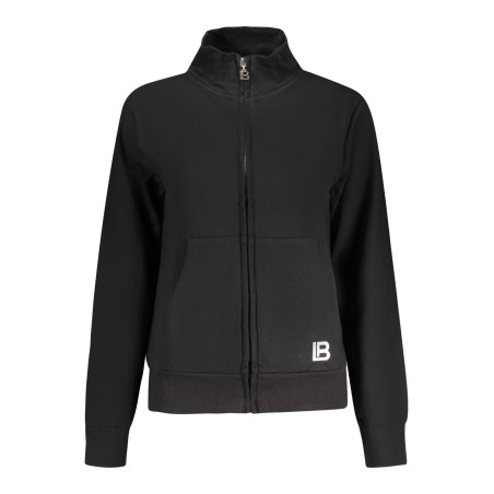 LAURA BIAGIOTTI FELPA CON ZIP DONNA NERO