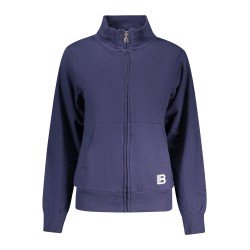 LAURA BIAGIOTTI FELPA CON ZIP DONNA BLU