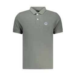NORTH SAILS POLO MANICHE CORTE UOMO VERDE