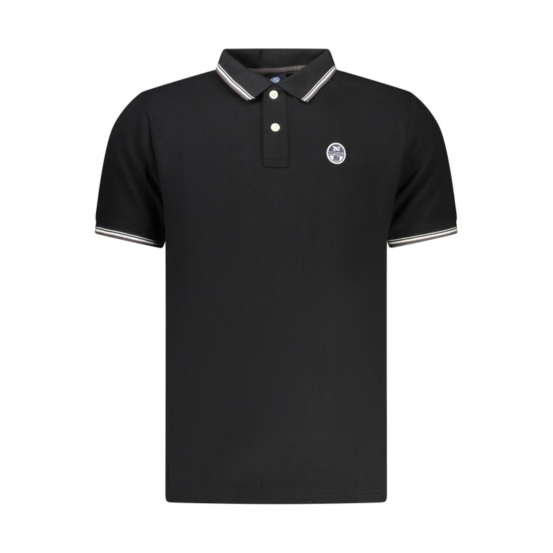 NORTH SAILS POLO MANICHE CORTE UOMO NERO