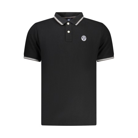 NORTH SAILS POLO MANICHE CORTE UOMO NERO