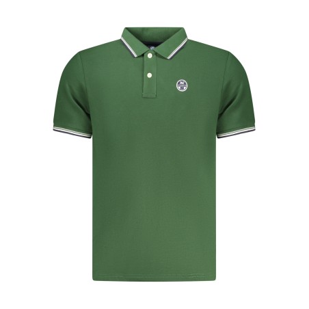 NORTH SAILS POLO MANICHE CORTE UOMO VERDE