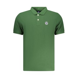 NORTH SAILS POLO MANICHE CORTE UOMO VERDE