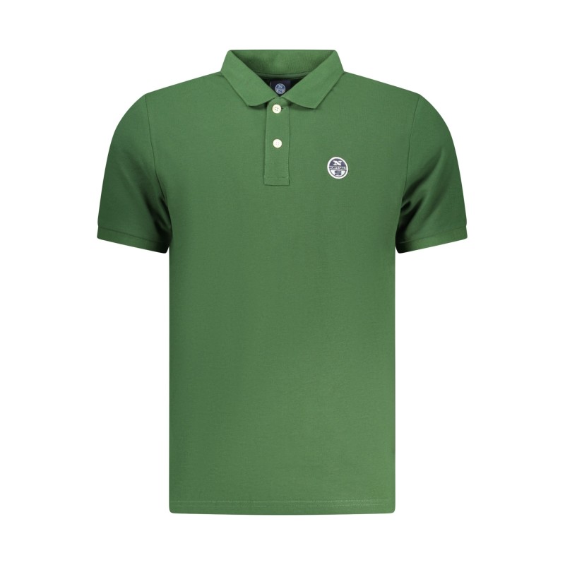 NORTH SAILS POLO MANICHE CORTE UOMO VERDE