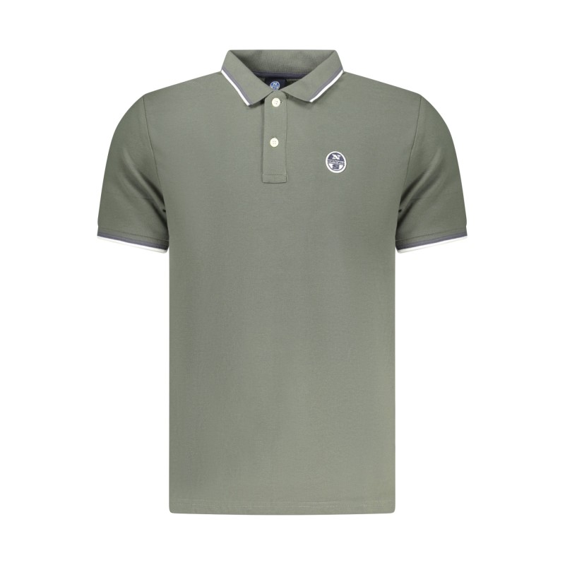 NORTH SAILS POLO MANICHE CORTE UOMO VERDE