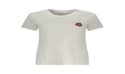 PEPE JEANS T-SHIRT MANICHE CORTE DONNA BIANCO