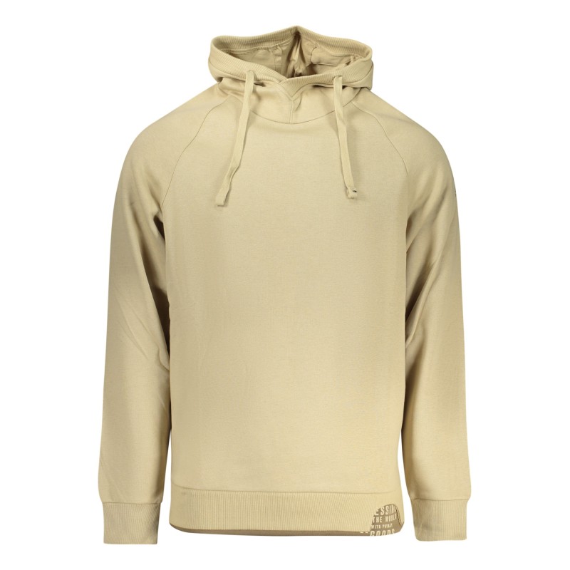 RIFLE FELPA SENZA ZIP UOMO BEIGE