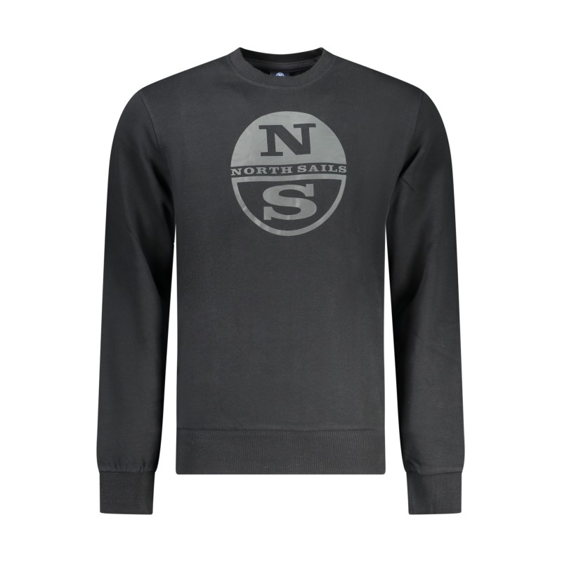 NORTH SAILS FELPA SENZA ZIP UOMO NERO