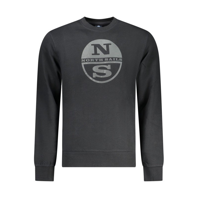 NORTH SAILS FELPA SENZA ZIP UOMO NERO