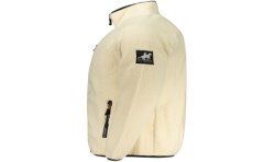 U.S. GRAND FELPA CON ZIP UOMO BIANCO