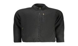 U.S. GRAND FELPA CON ZIP UOMO NERO