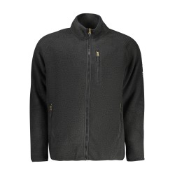 U.S. GRAND FELPA CON ZIP UOMO NERO