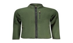 U.S. GRAND FELPA CON ZIP UOMO VERDE