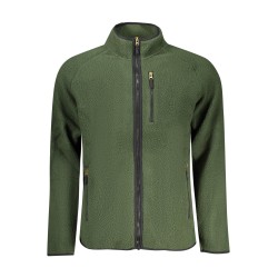 U.S. GRAND FELPA CON ZIP UOMO VERDE