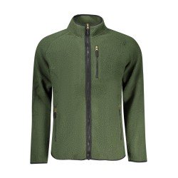 U.S. GRAND FELPA CON ZIP UOMO VERDE