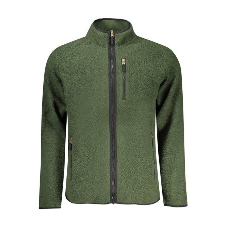U.S. GRAND FELPA CON ZIP UOMO VERDE