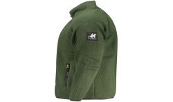 U.S. GRAND FELPA CON ZIP UOMO VERDE