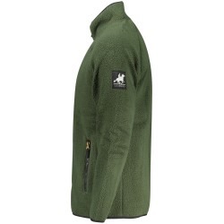 U.S. GRAND FELPA CON ZIP UOMO VERDE