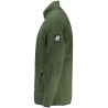 U.S. GRAND FELPA CON ZIP UOMO VERDE