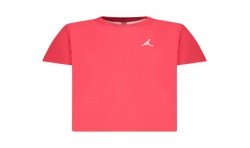 JORDAN T-SHIRT MANICHE CORTE BAMBINO ROSSO