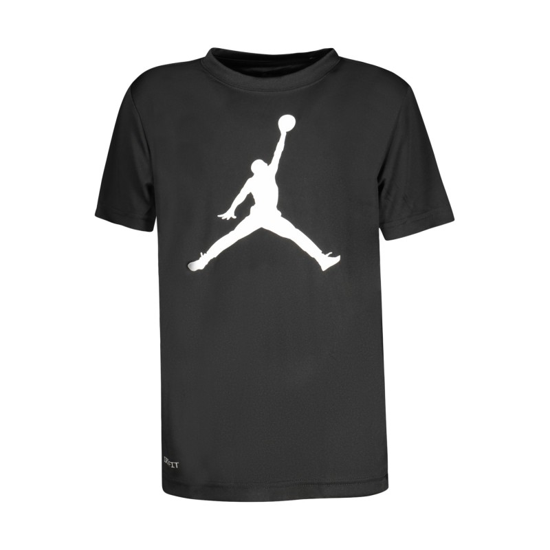 JORDAN T-SHIRT MANICHE CORTE BAMBINO NERO