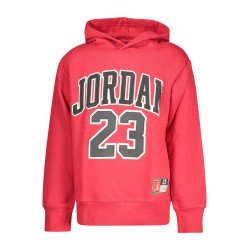 JORDAN FELPA SENZA ZIP BAMBINO ROSSO