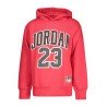 JORDAN FELPA SENZA ZIP BAMBINO ROSSO