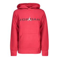 JORDAN FELPA SENZA ZIP BAMBINO ROSSO