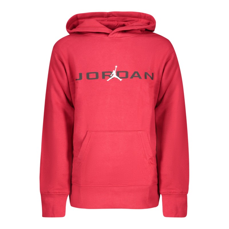 JORDAN FELPA SENZA ZIP BAMBINO ROSSO
