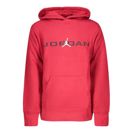 JORDAN FELPA SENZA ZIP BAMBINO ROSSO