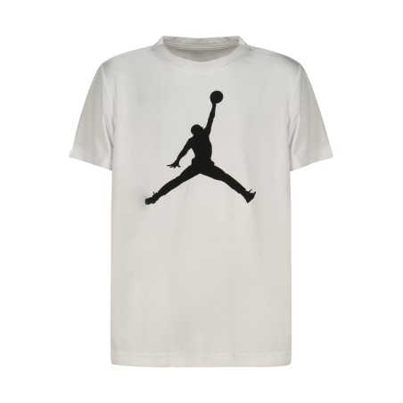 JORDAN T-SHIRT MANICHE CORTE BAMBINO BIANCO