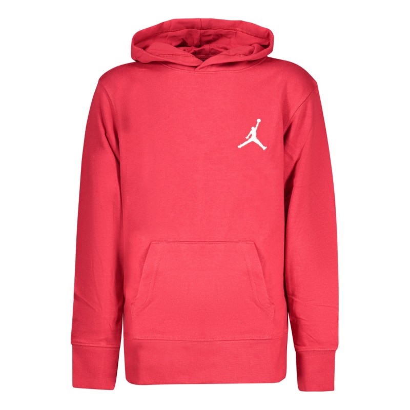 JORDAN FELPA SENZA ZIP BAMBINO ROSSO