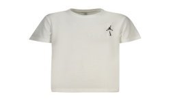 JORDAN T-SHIRT MANICHE CORTE BAMBINO BIANCO