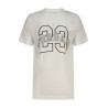 JORDAN T-SHIRT MANICHE CORTE BAMBINO BIANCO