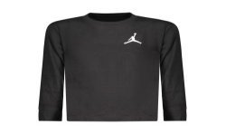JORDAN T-SHIRT MANICHE LUNGHE BAMBINO NERO