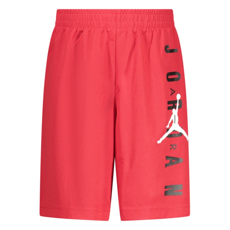 JORDAN PANTALONE SHORT BAMBINO ROSSO