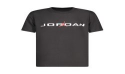 JORDAN T-SHIRT MANICHE CORTE BAMBINO NERO