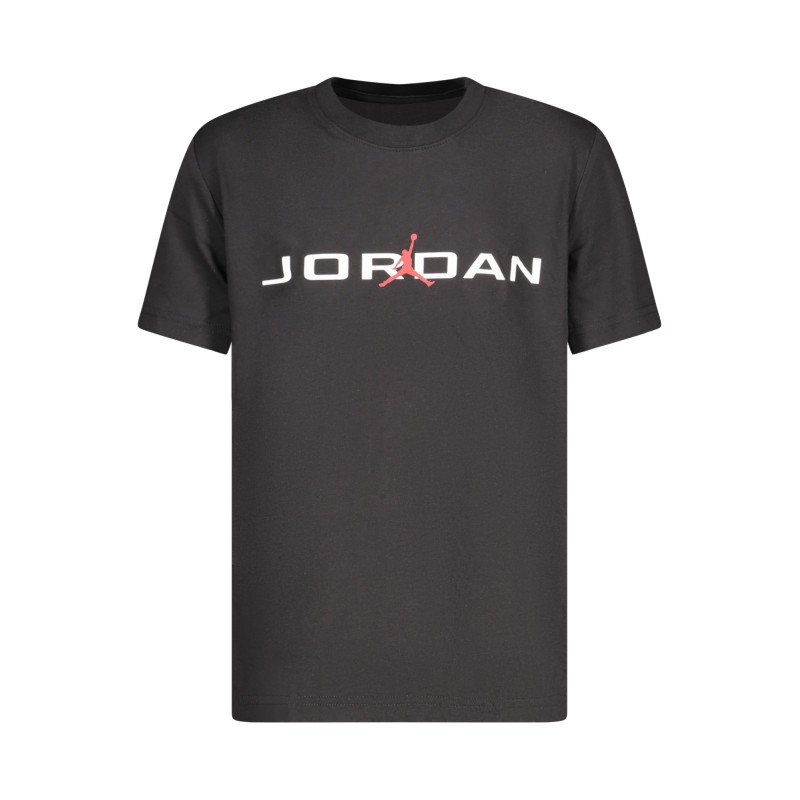 JORDAN T-SHIRT MANICHE CORTE BAMBINO NERO