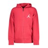 JORDAN FELPA CON ZIP BAMBINO ROSSO